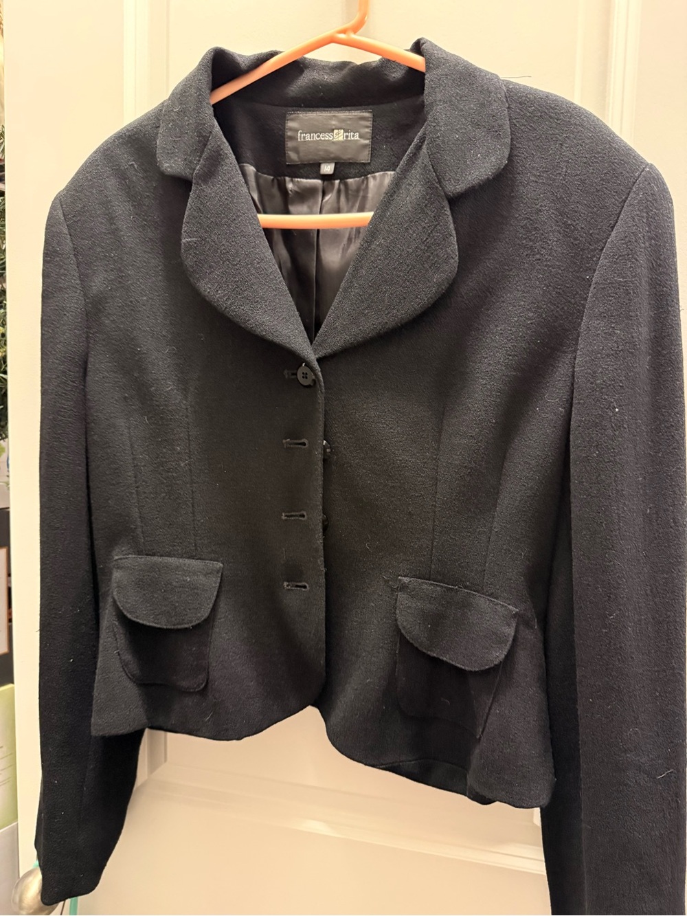 Francess & Rita Collection Black Tailored Women's Blazer Jacket